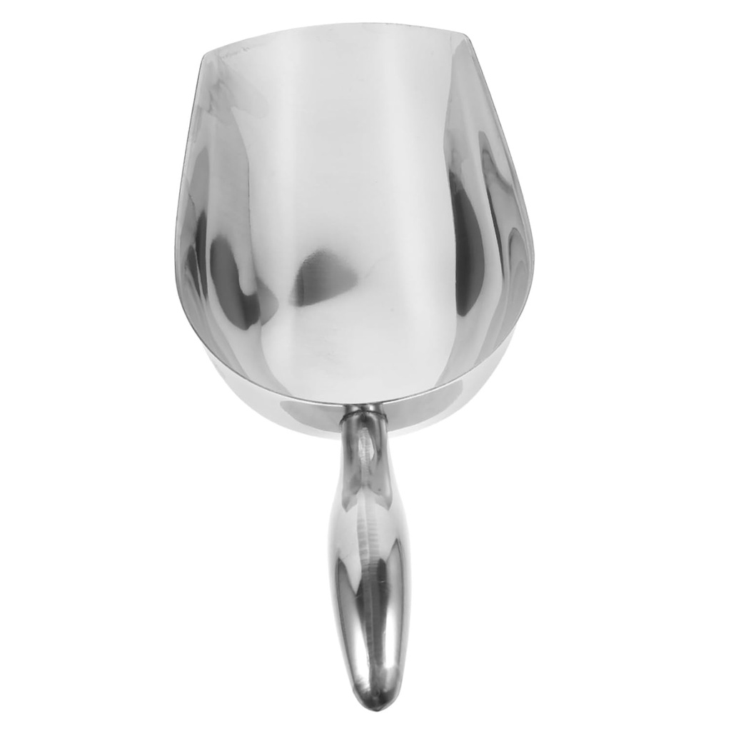 150pieces Stainless Steel Ice Scoop Multi-Functional Food Shovel for Kitchen Bar and Restaurant Use Heavy-Duty Smooth Finish Compact Design for Easy Storage