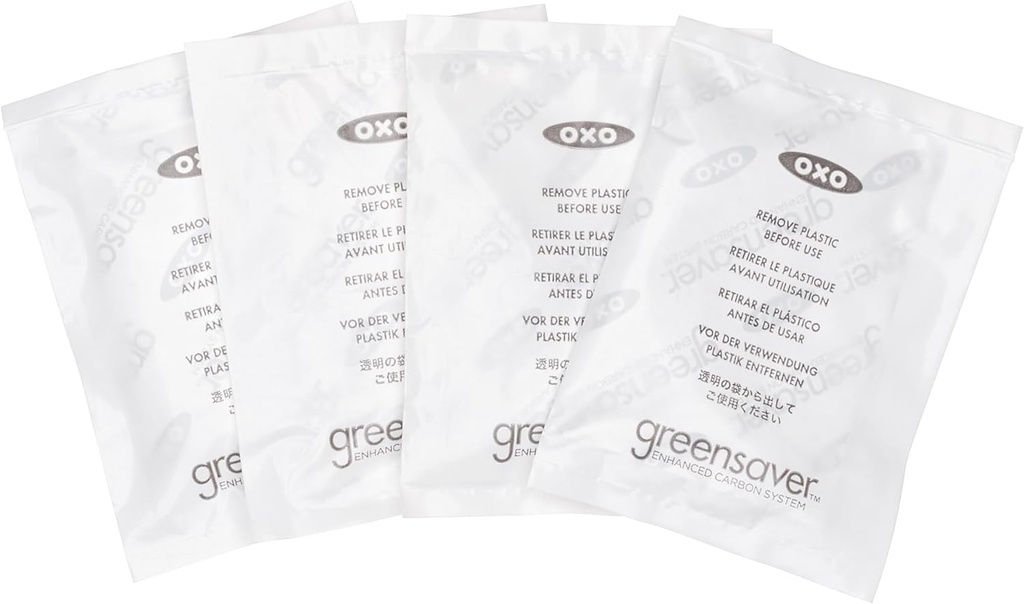 OXO Good Grips GreenSaver Carbon Filter Refills 4 Pack
