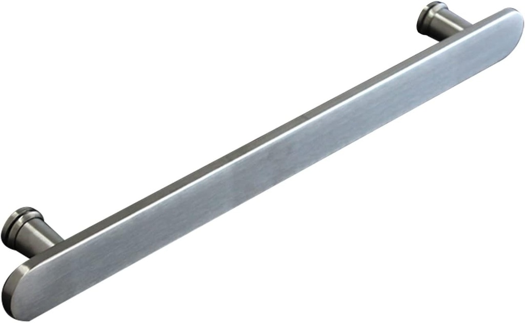 Interior Shower Door Handle Polish Chrome, Bathroom Glass Door Grab Bar Stainless Steel, Single Side Door Push and Pull Door Handle Sets Replacement (Size : 300mm-400mm)