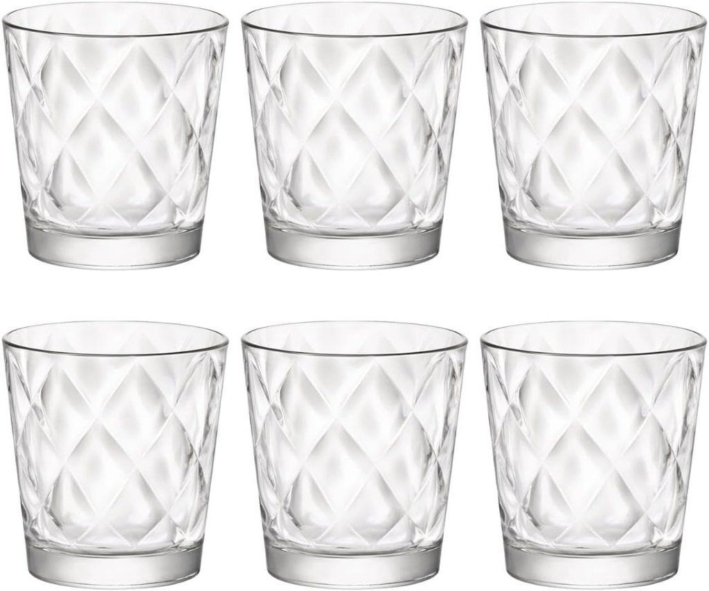 Bormioli 128756-v42 Kaleido Crystal Water Glass 24 cl Set of 6