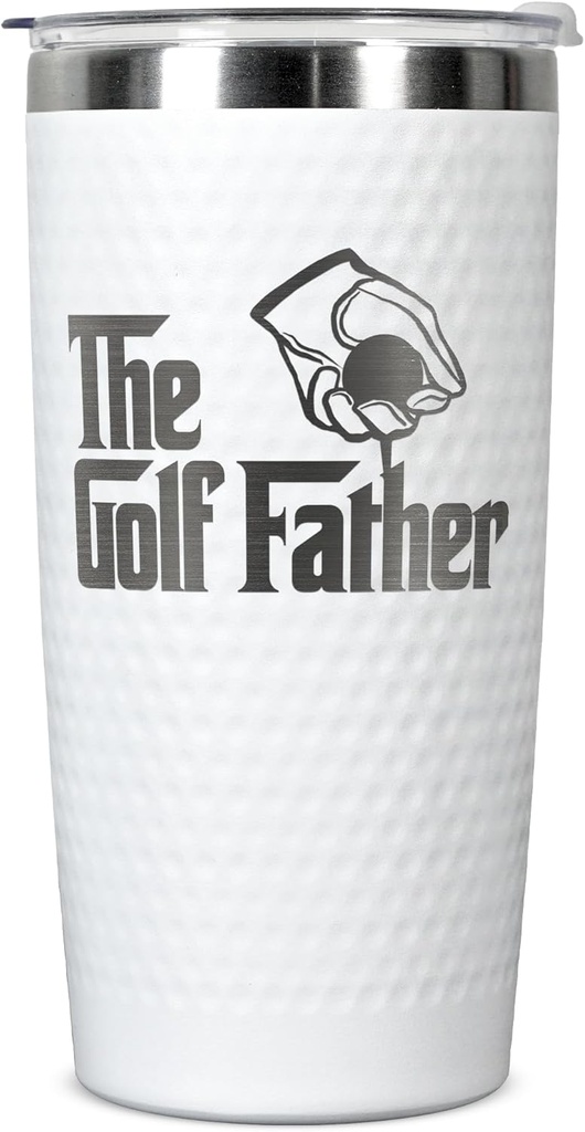 Gifts for Dad - Golf Gifts for Dad - New Dads Christmas Gift from Daughter, Son, Kids - Golfing Gift for Men, Golfers - Ideas for Husband, Papa, Father - 20 Oz Golf Fathers Tumbler