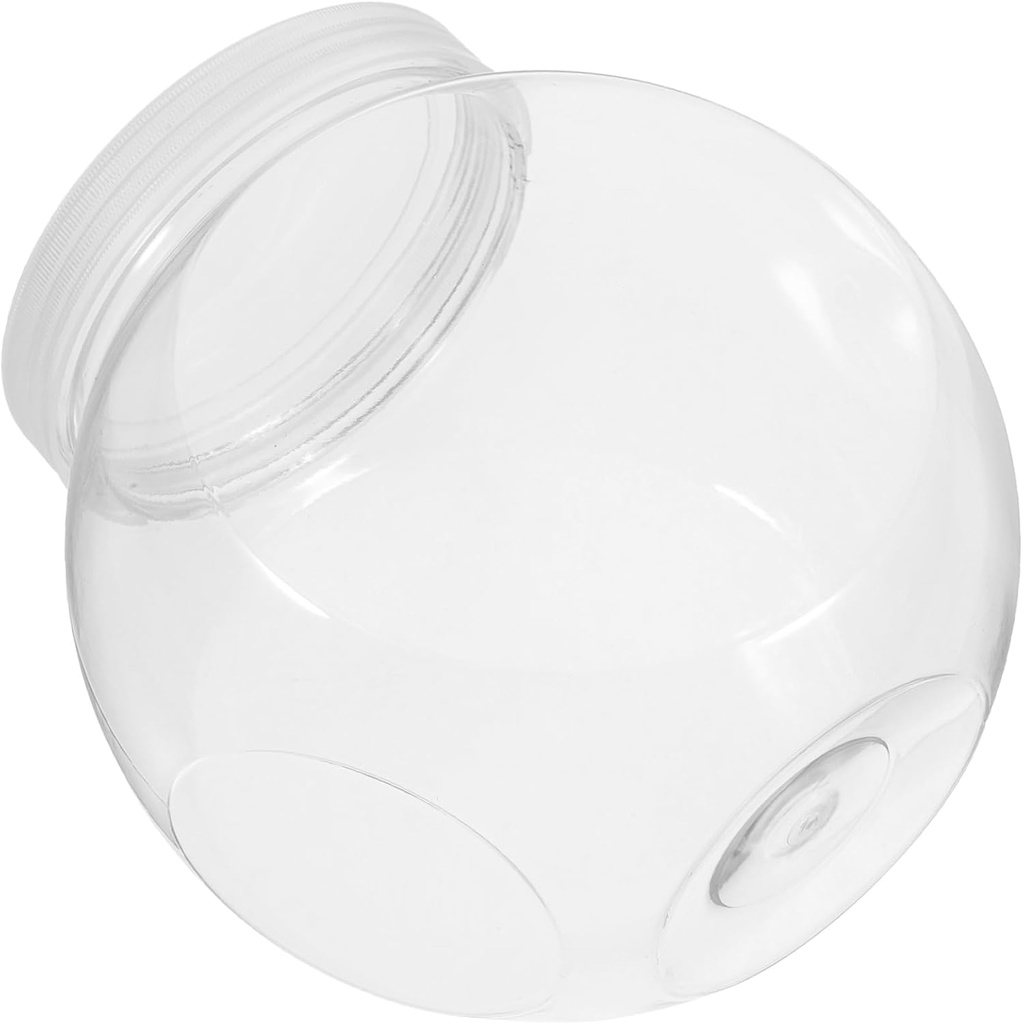 KICHOUSE 3pcs Clear Cookie Jars with Lids Storage Containers for Candy Dry Fruits Transparent Design for Easy Viewing Airtight Seal to Keep Food Fresh