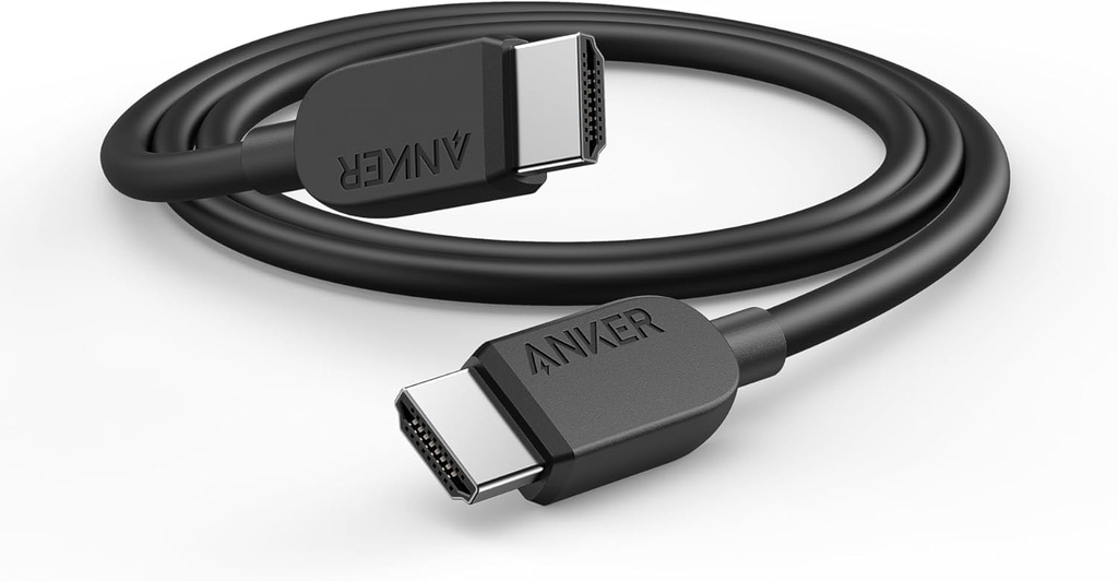 Anker HDMI Cable 8K@60Hz, 6FT Ultra HD 4K@120Hz HDMI Cord,48 Gbps Certified Ultra High-Speed,Compatible with PlayStation 5,Xbox,Samsung TVs,and More
