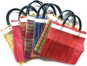 Grahmart Mini Mexican Mesh Tote Favor Bag - Candy or Mercado Bags - Bolsas Para Fiestas 10 x 7 - Multi-Colored - Set of 6 PLUS 1 FREE