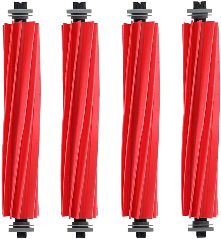4 Pack Main Brushes Replacement for Roborock Q7,Q7+,Q7 Max,Q7 Max+,S7 Series,QV 35A/35S, Q Revo,Qrevo S/MaxV/Pro/Plus Vacuum Cleaner
