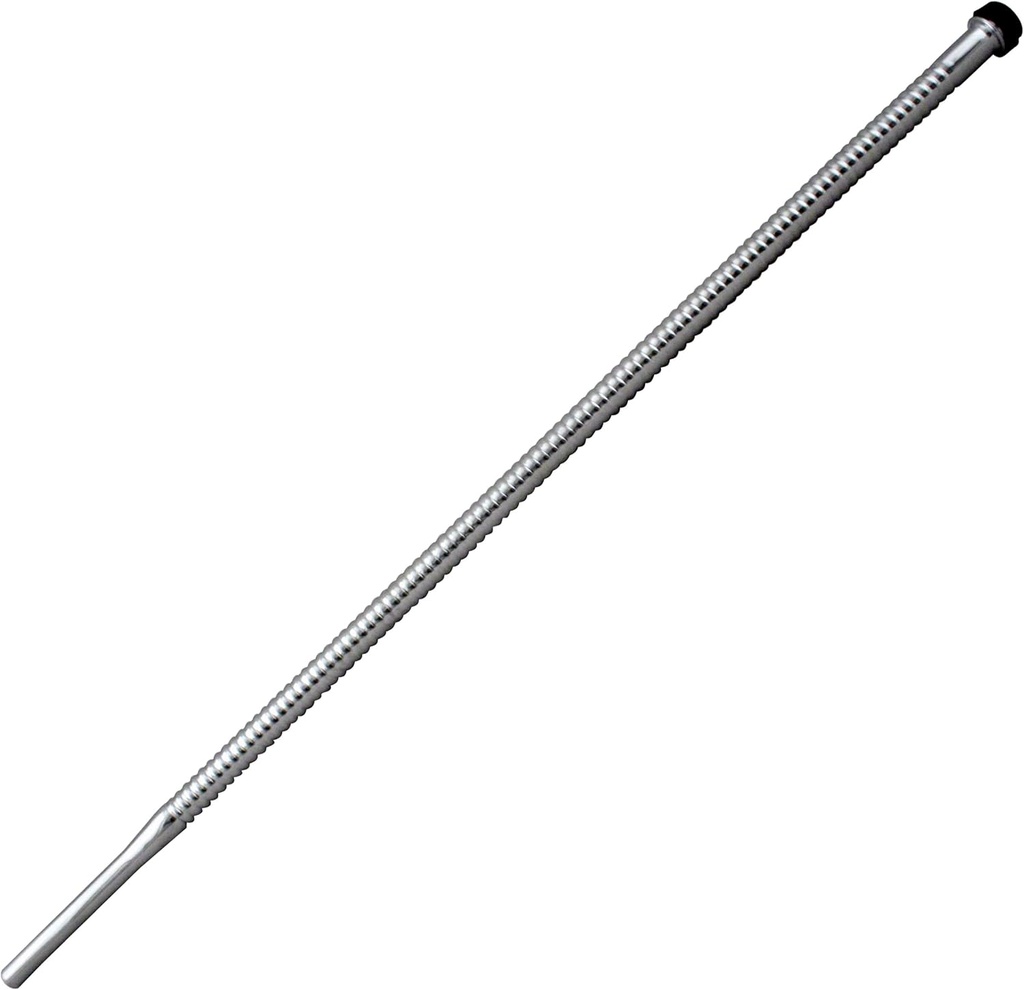 Westbrass D114-26 3/8" x 20" Corrugated Riser for Faucet and Toilet, Polished Chrome