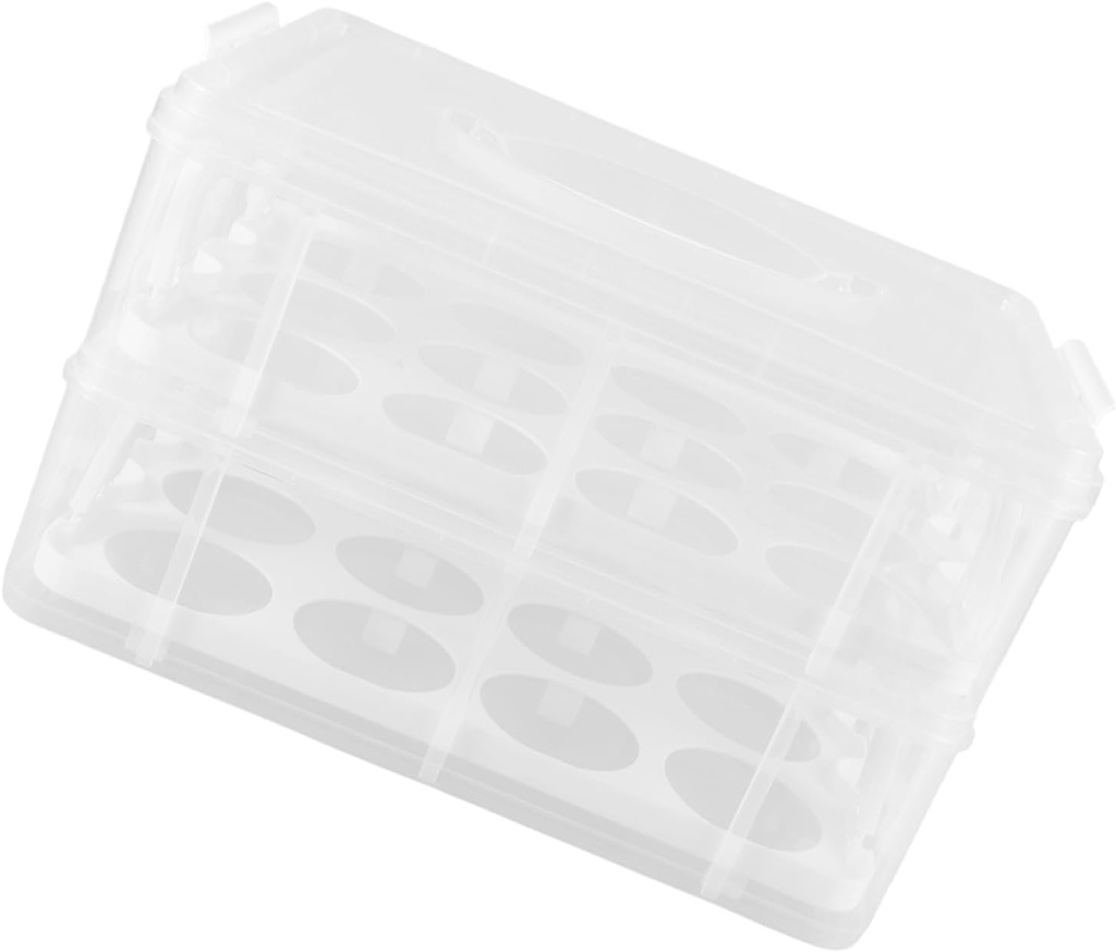 Cake Transport Box Window Storage for Desserts Cupcakes Portable Easy to Carry Layers for Party and Daily Use