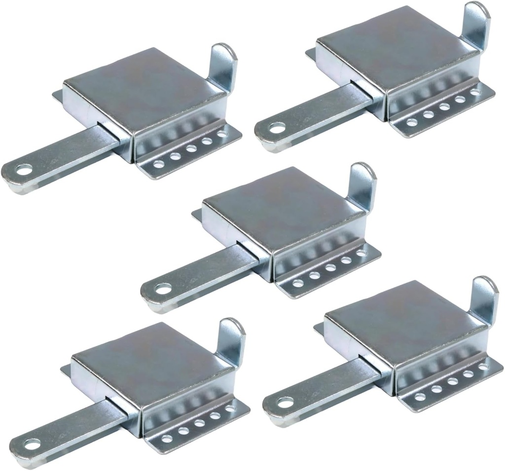 The ROP Shop (5-Pack) Garage Door Slide Lock for 2" or 3" Track Cable Interior Latch Lever