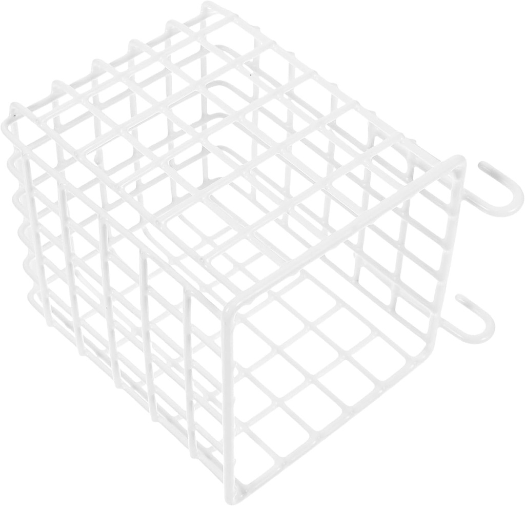 Unomor Wire Basket Hanging Storage Rack for Kitchen and Bathroom Cabinet Door Organizer Space Saving Wall Mounted Basket with Hooks Large Capacity Wire Organizer for Clutter Home