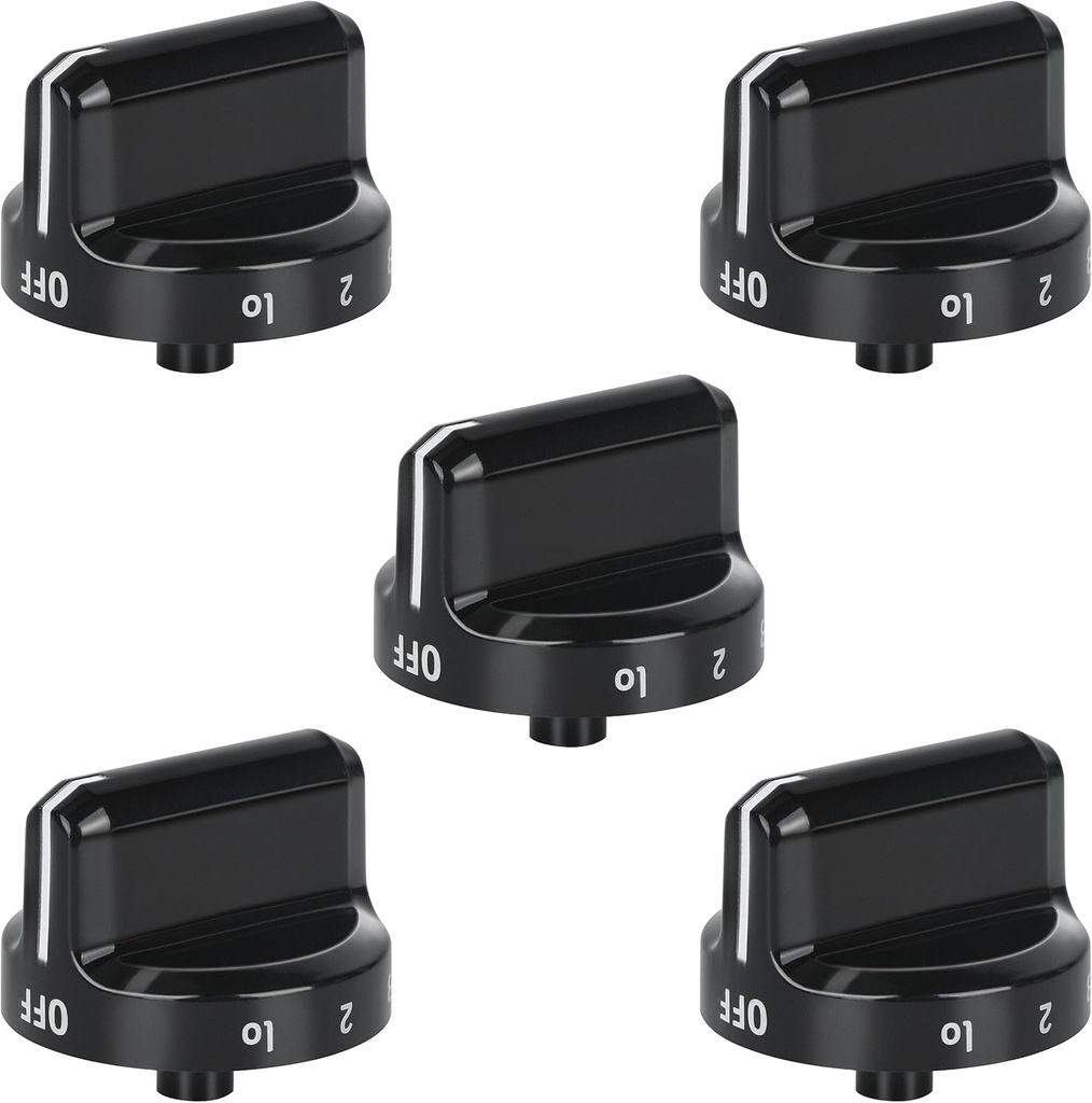 Upgrade 316564511 Stove Knobs Replacements, Only Compatible with Frigidaire Gas Range/Oven/Stove Knobs, Cooktop Burner Control Knob Replacement Part for AP4433359 (5 Packs)