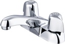 Gerber Classics Two Handle Centerset 3-Hole Bathroom Faucet with Metal Handles with Hot cold Indicators, Chrome G004341165, Utility Bathroom Sink Faucet
