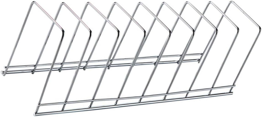Multifunctional Kitchen Plate Holder Rack for Saucer Storage and Dish Drying Space-Saving Organizer for Cabinets and Countertops Easy-Clean Healthy Material Fits Up to Plates and