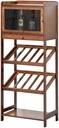 Wine Rack Cabinet Wine Holder Storage Stand Large Capacity Shelves Storage Stand for Bar Floor-Standing Wine Cabinet Storage Display Wine Rack Wine Cellar Wine Racks Wine Storage
