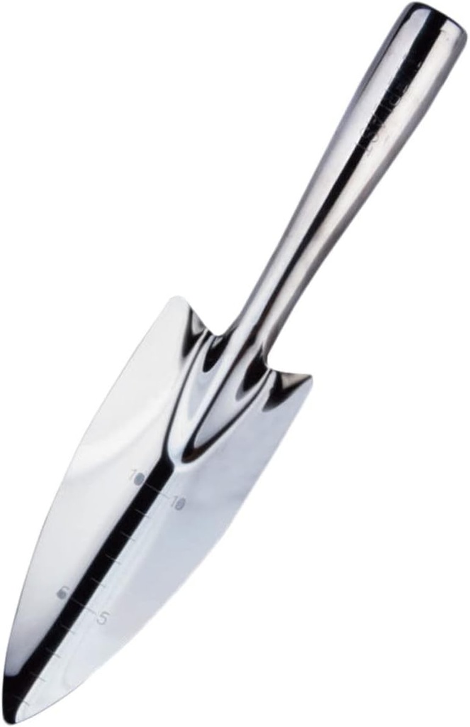 HANABASS 1Pc Stainless Steel Garden Shovel Ergonomic Hand Tool for Planting and Digging Durable Outdoor Gardening Shovel Thicken Design for Effortless Use for Home and Garden Tasks