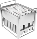 Commercial Popsicle Molds 30 Lattice Ice Cream Bars Mold Stainless Steel Frozen Ice Pop Molds with Ice Cream Sticks for Home and Retail