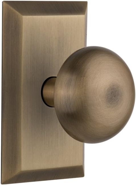 Nostalgic Warehouse Studio Plate & New York Round Door Knob