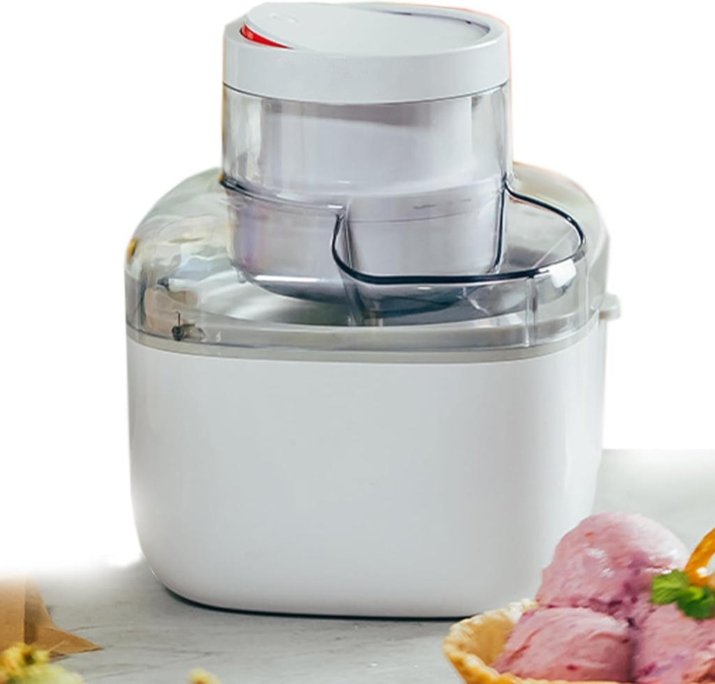 Homemade Ice Cream Machine, Quick Production in 25 Minutes, 0.5l Portable Capacity, Removable Liner Design, Home Dessert Maker