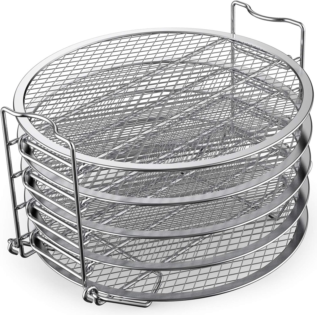 SICHEER Dehydrator Rack Stainless Steel Stand Accessories Compatible with Ninja Foodi Pressure Cooker and Air Fryer 6.5Quart