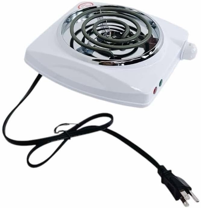 1000 Watts 11" x 10-1/2" Single Electric Burner Single Electric Stove Burner