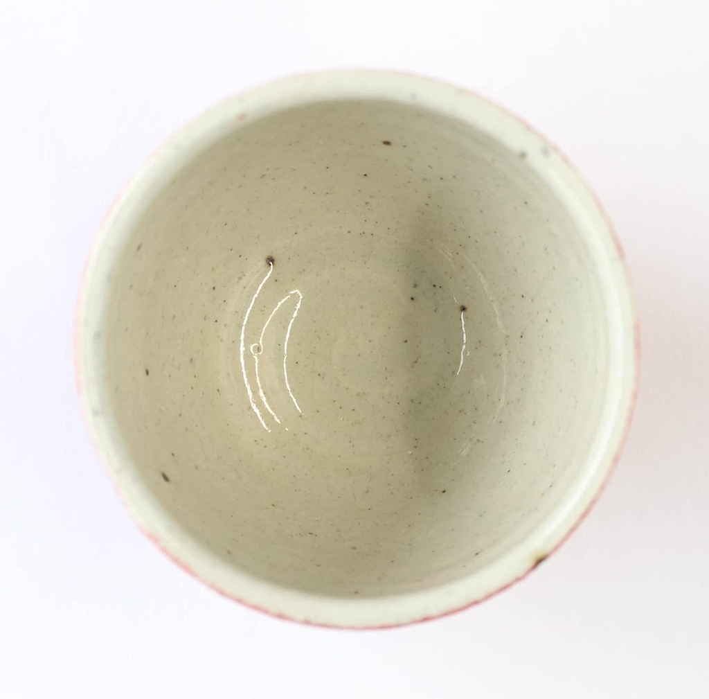 Touri W413-10 Shigaraki Ware Saiun (Red) Teacup