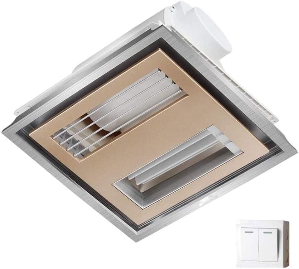HBJWOV Ceiling Straight-row Exhaust Fan Installation High-Power Fume Pumping Ventilating fan bathroom Louver Ventilator