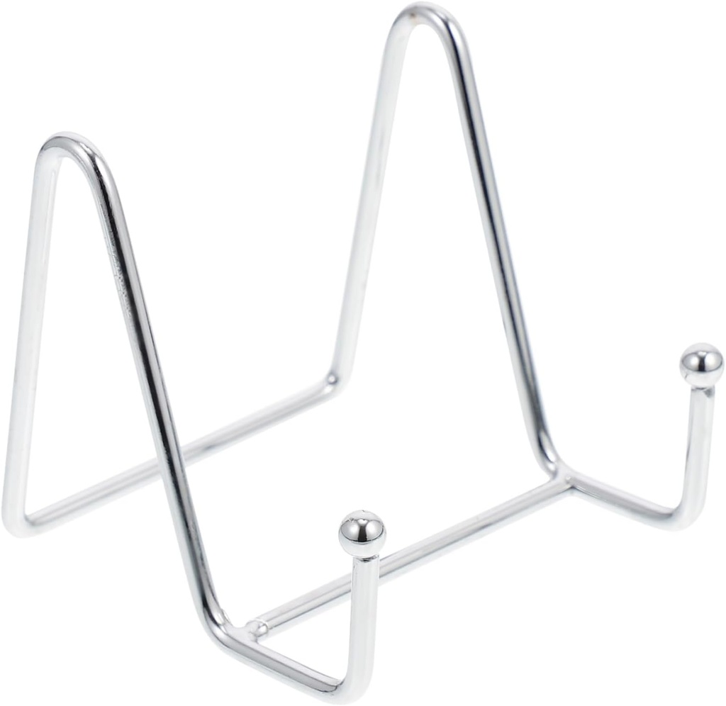 Garneck Picture Show Stand Simple Iron Display Rack for Plates and Books Elegant and Multi-functional Holder for Photos Plaques and Decorative Items Design