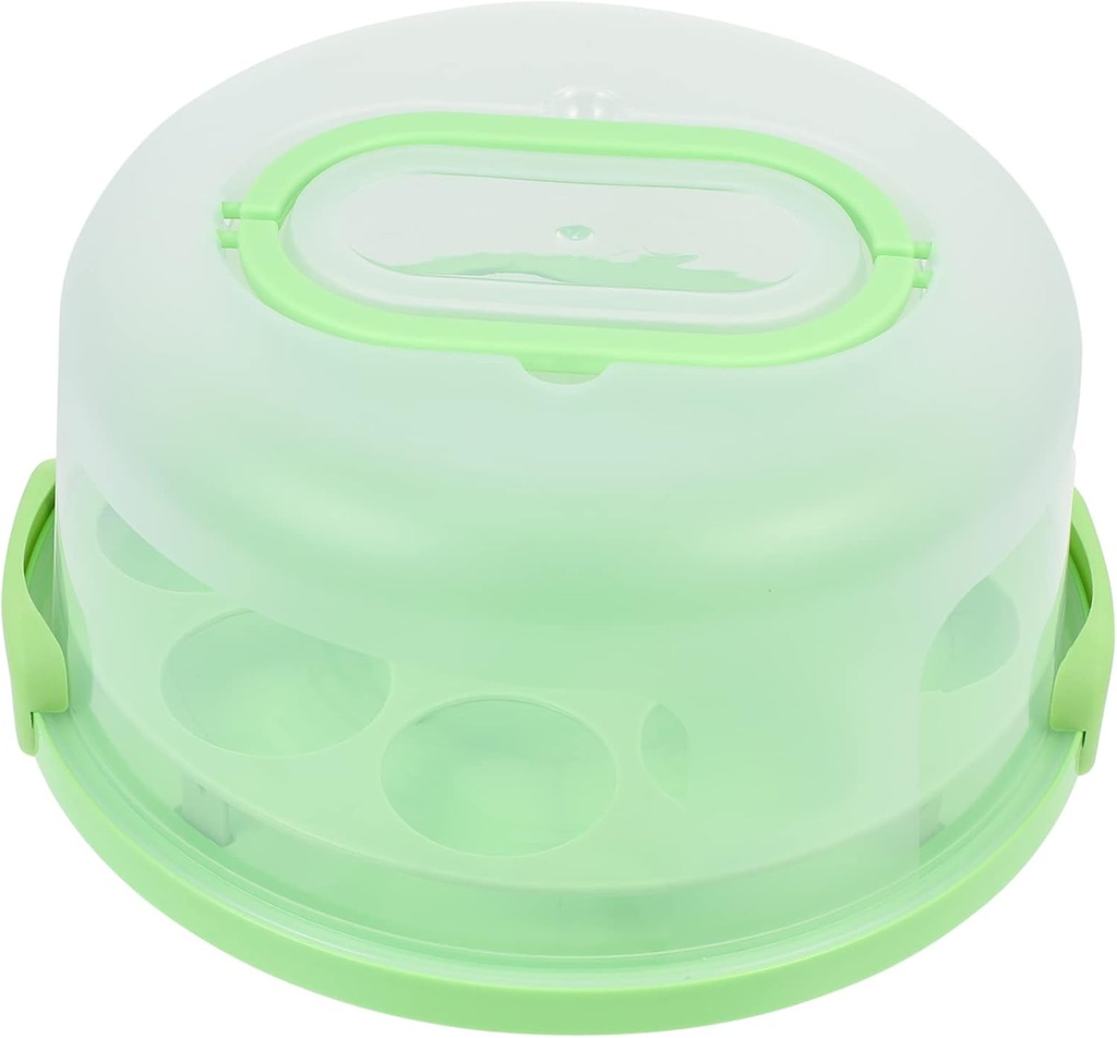 1set Reusable Portable Cake Box with Tray Dessert Storage Case for Convenient Baking and Transport Material Elegant Design