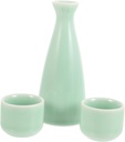 ABOOFAN Japanese Sake Wine Cup Set Sake Bottle Cups Elegant Decor for Home Office