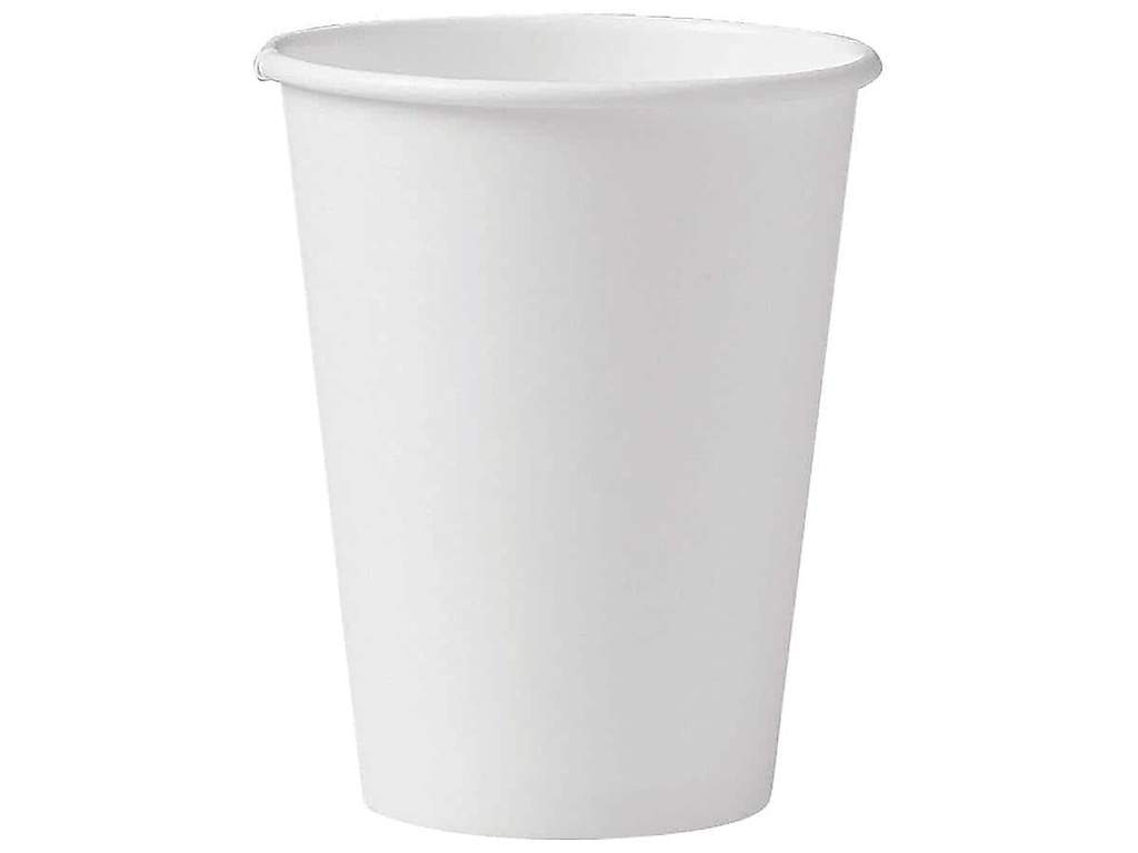 Solo 412WN-2050 12 oz White SSP Paper Hot Cup (Case of 1000)
