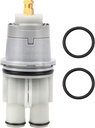 RP46074 Delta Shower Valve Cartridge Compatible with Delta 13/14 Series Bath Tub Shower Faucet Single Handle Universal Shower Valve Cartridge Repair Assembly Replacement Monitor Cartridge Parts