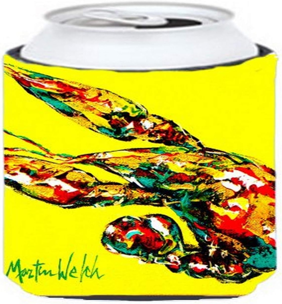 Caroline's Treasures MW1017CC Can or Bottle Hugger Cooler Washable Drink Sleeve Collapsible Beverage Insulated Holder, Can Hugger, Multicolor