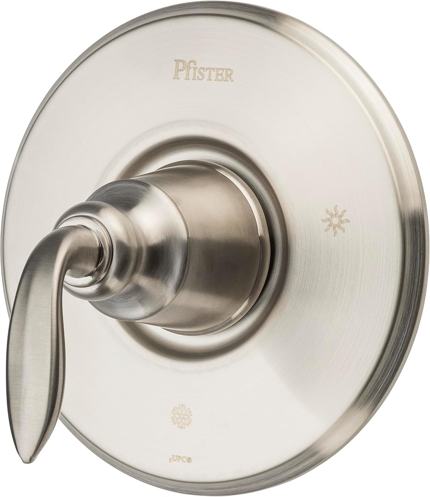 Pfister R89-1CBK Avalon One-Handle Tub and Shower Valve Trim, Brushed Nickel