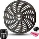 5QT Air Fryer Crisping Plate for Gourmia GAF566 GAF556 GAF536 Air Fryers, Upgraded Air Fryer Grill Pan Crisper Plate Tray Rack Shelf Insert Grate Grid for Gourmia 5QT Air Fryer, Dishwasher Safe