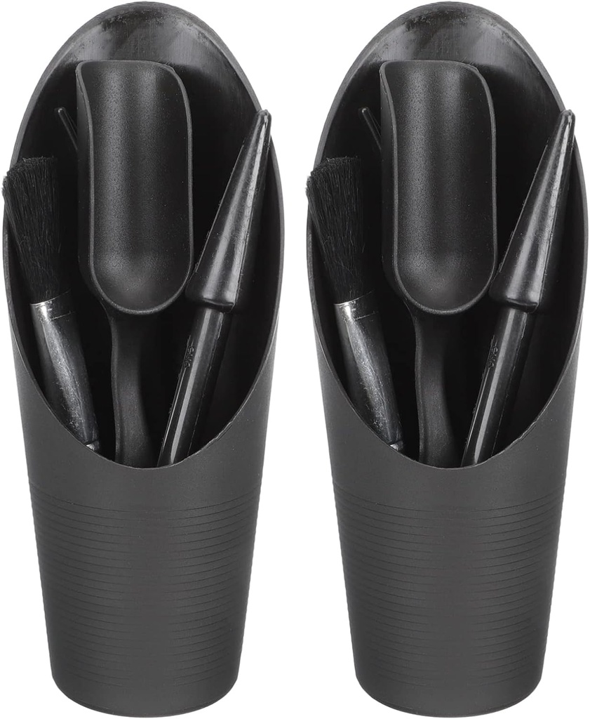 2 Sets Succulent Tools Mini Garden Tool Transplanting Kit with Seeder Risers Spoons and Buckets Miniature Gardening Plant Supplies