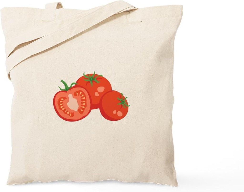 CafePress Tomatoes Vegetable Tote Bag Reusable Natural Beige Canvas Shopping Bag