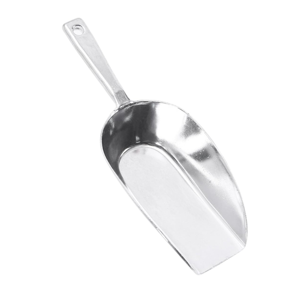 Alipis Aluminium Alloy Ice Scoop Handle Shovel for Kitchen Use for Flour Grains and Easy to Clean