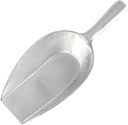 Garneck Aluminum Alloy Ice Scoop Metal Food Scoop for Ice Rice and Candies Smooth Surface Heavy Duty for Kitchen Use and Events Medium