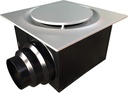 Aero Pure ABF110 G16 SN ABF110G16 Ceiling Mount 110 CFM, Energy Star Certified, Satin Nickel Quiet Bathroom Ventilation Fan