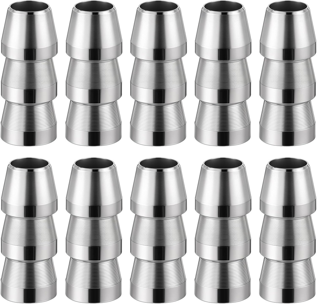 10 Pcs Extended Round Axe Handle Wedge, Hammer Splitting Axes Wedges Hand Metal Round Steel, Safety Metal Hammer Handle Wedges Steel Wedge Kit for Axe Claw Hammers Sledge(0.39 Inch)