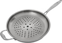 Hell's Kitchen 12" Steamer Basket for Tri-Clad Hybrid Wok