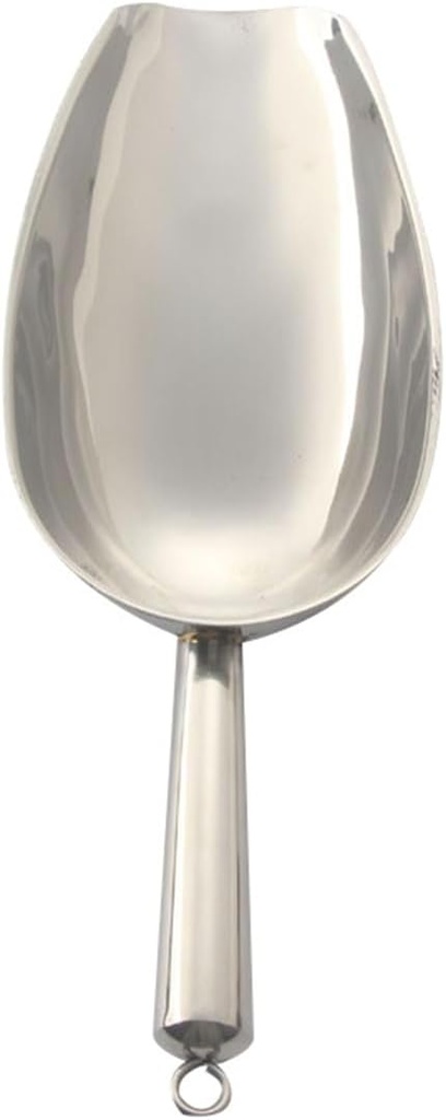 Metal Ice Scoop 3 Oz,Stainless Steel Small Ice Scooper for Ice Bucket - Kitchen Gadgets Cookie Flour Pet Dog Food Scoop