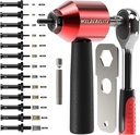 Rivet Nut Drill Adaptor Tool Kit Contains 290 Rivet Nuts and 13 mandrels