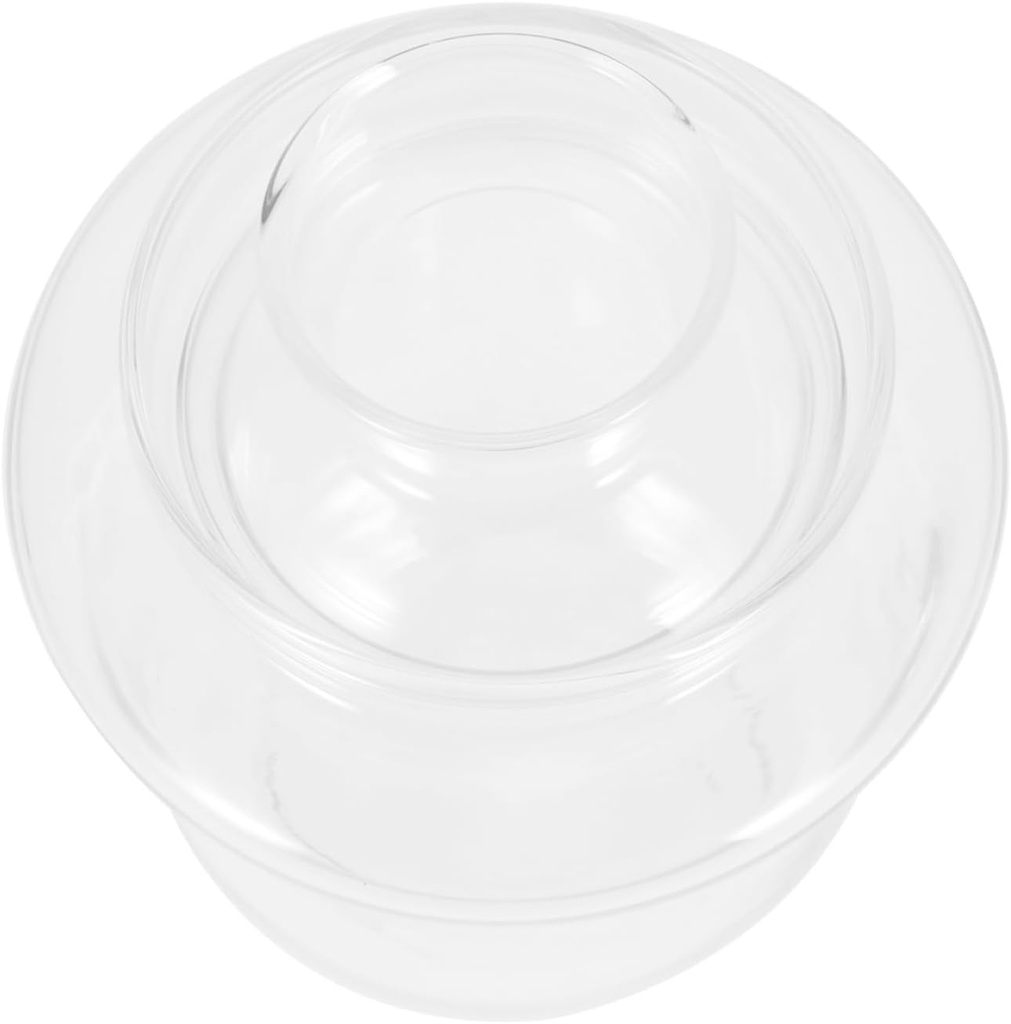 1set Multi-function Transparent Wine Warmer - Glass Teapot Compact Design for Home Use for Heating Sake Tea Practical Essential