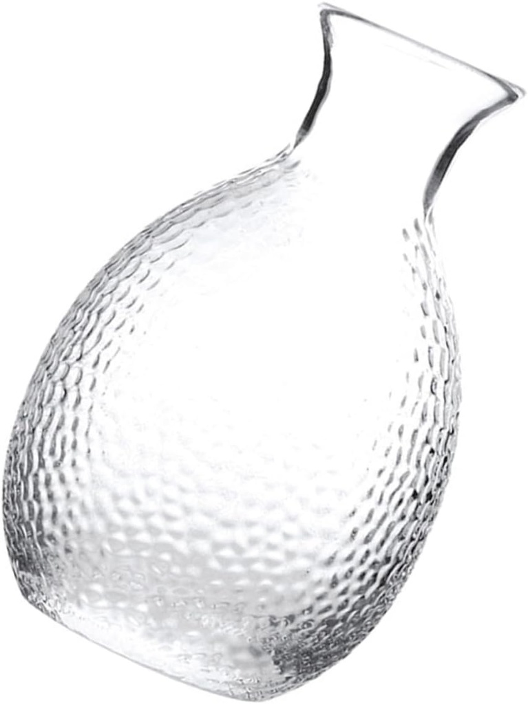 Luxshiny Japanese Sake Decanter Elegant Glass Sake Warmer Pot for Home Use Wine Container for Festive Gatherings Capacity