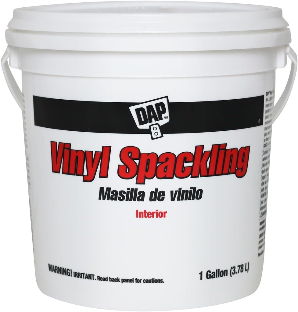 DAP Vinyl Spackling, White, 1 Gal (7079812133)