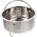 UPKOCH Multi-function Stainless Steel Vegetable Steamer Basket for Dumplings Rice Seafood and More Kitchen Accessory Easy to Clean