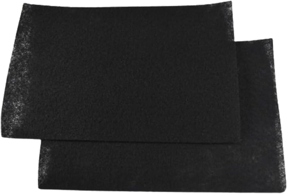 HQRP 2-Pack Activated Charcoal Filters Compatible with Kitchen Aid and Whirlpool Over the Range Microwave Hood Models W11213882 Replacement Air Filters for Microwave Oven