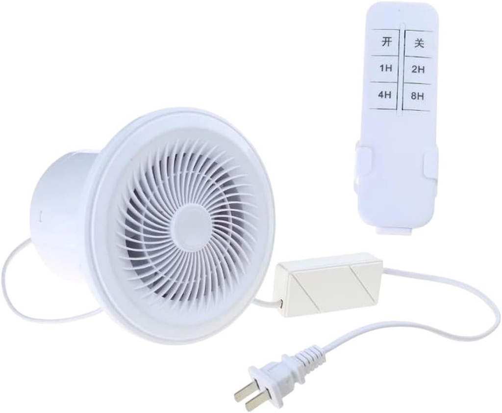 63Ha Remote Control Wall Exhaust Fan Ventilation Fan Attic Pipe Ventilation Extractor