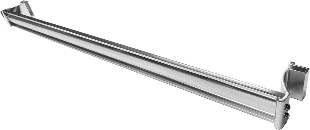 Gordon Glass Brushed Nickel Sliding Frameless Shower Door Single Towel Bar Kit - 30" long