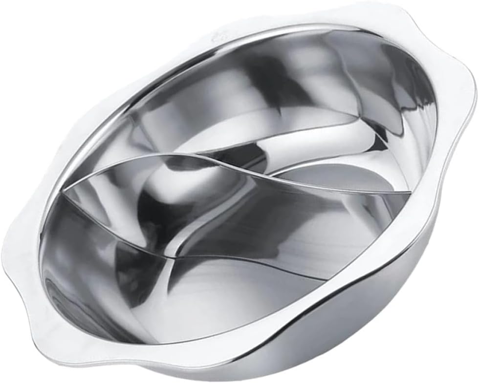 Electric Hot Pot Stainless Steel Yuanyang Pot Induction Cooker Portable Stove Top Double Burner